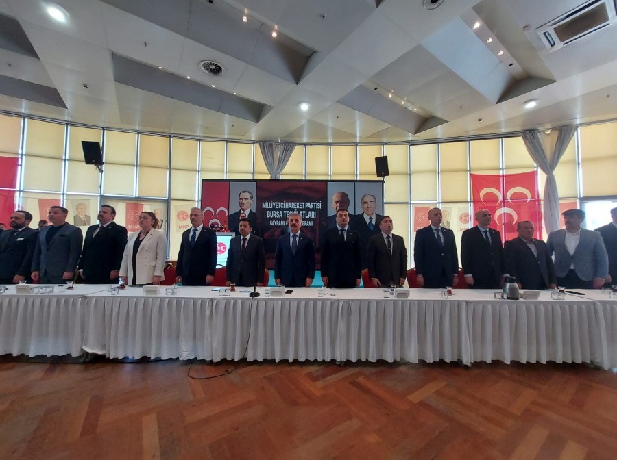 Bursa'da MHP bayramlaşma programı düzenlendi