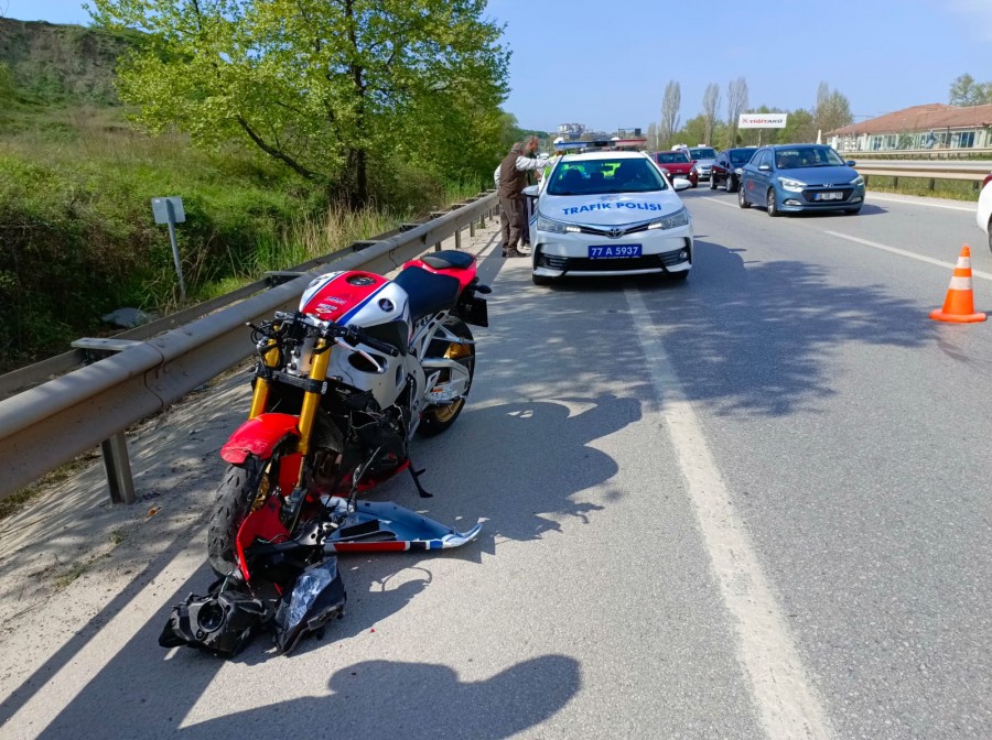 Yalova-Orhangazi yolunda motosiklet kazasında genç kız hayatını kaybetti