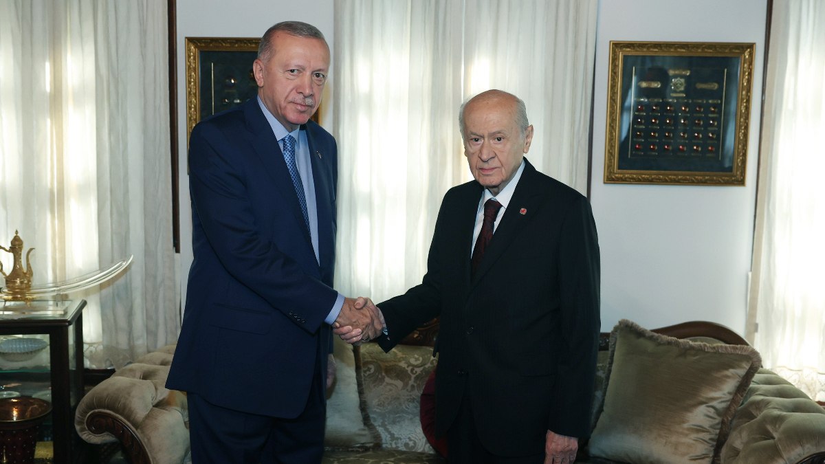 Cumhurbaşkanı Erdoğan - Devlet Bahçeli görüşmesi