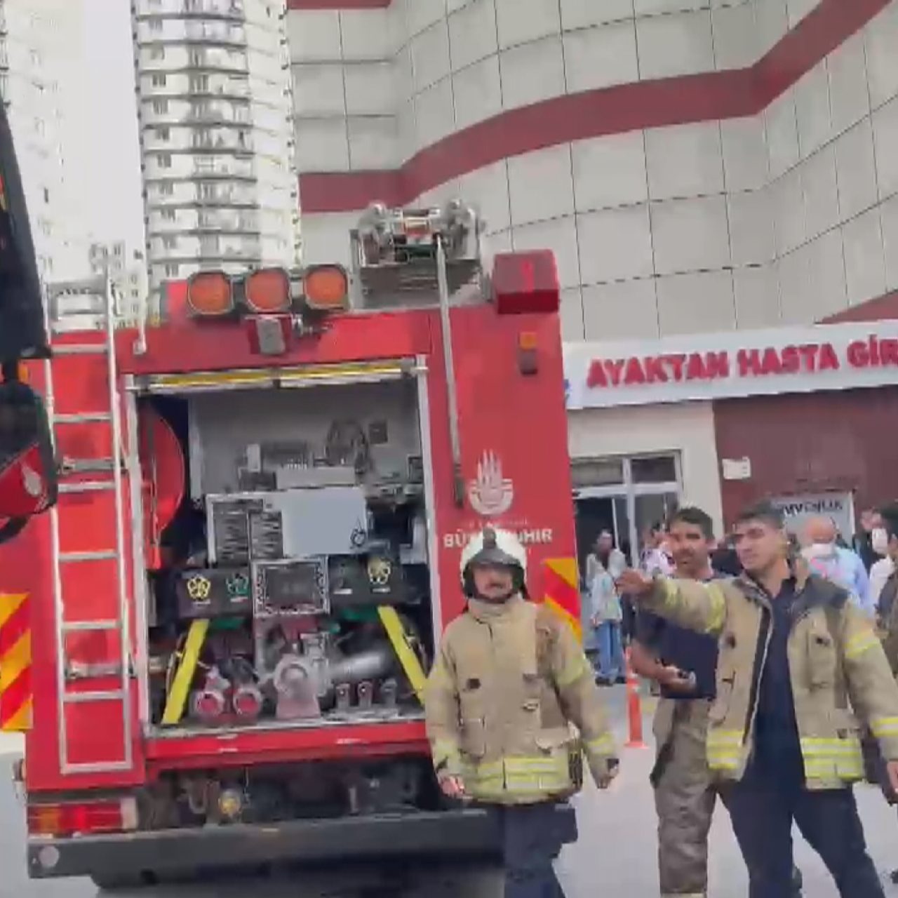 İstanbul'da devlet hastanesinde yangın