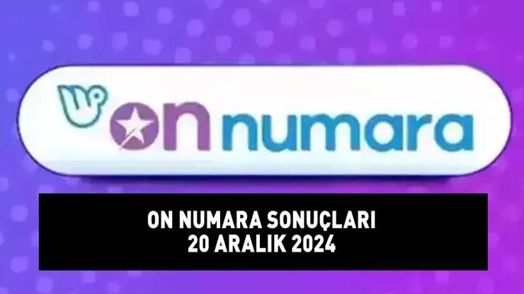 ON NUMARA SONUÇLARI 20 ARALIK 2024 | 425,2 milyon TL büyük ikramiyeli On Numara sonuçları açıklandı mı, saat kaçta belli olur?