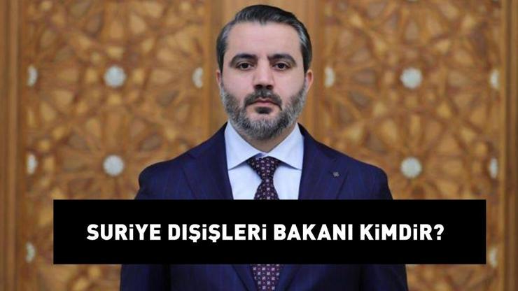 Suriye Dışişleri Bakanı Esad Hasan Eş-Şeybani kimdir, kaç yaşında? Suriye'nin yeni Dışişleri Bakanı Hasan Eş-Şeybani'nin biyografisi!