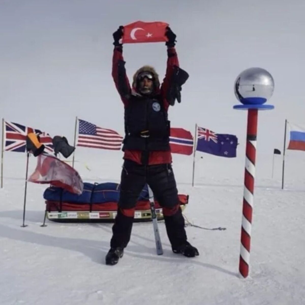 Güney Kutbu'na ulaşan ilk türk!