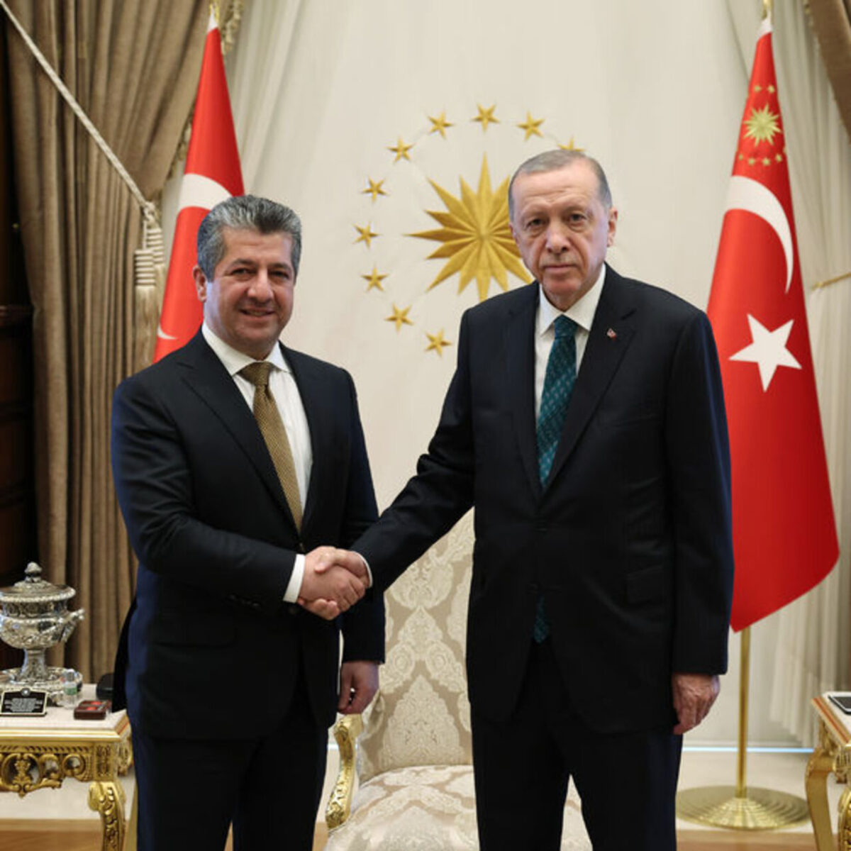 IKBY Başbakanı Barzani Ankara'da