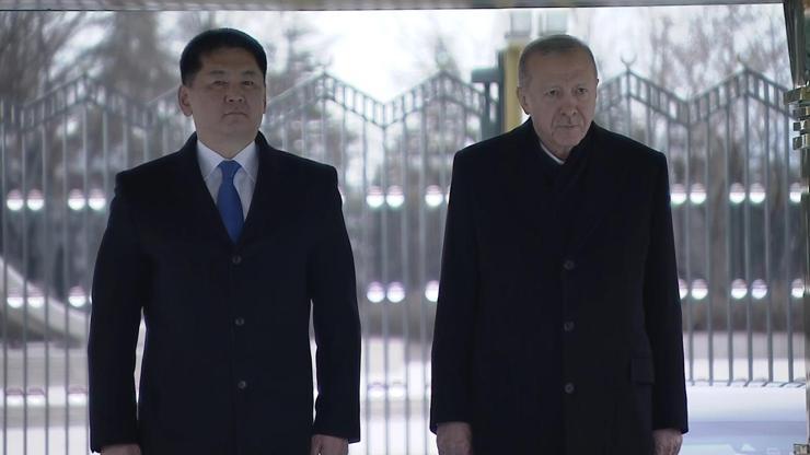 SON DAKİKA HABERİ... Moğolistan Cumhurbaşkanı Ankara'da: Erdoğan, mevkidaşını resmi törenle karşıladı