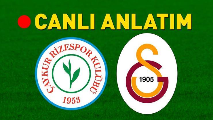 Çaykur Rizespor - Galatasaray Bein Sports 1 Canlı | Aslan, Rize deplasmanında