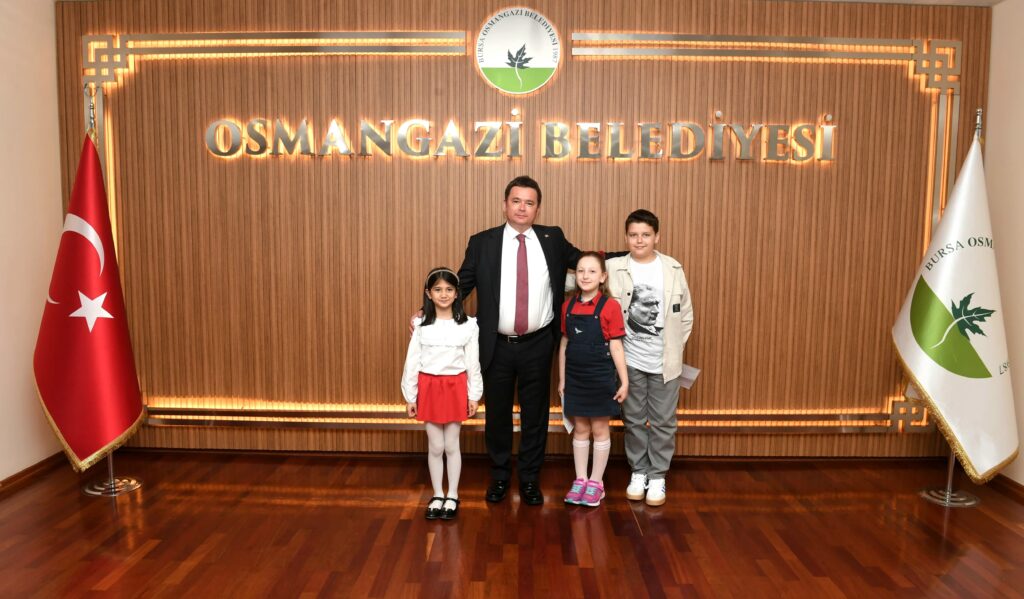 Geleceğin başkanları koltuğa oturdu