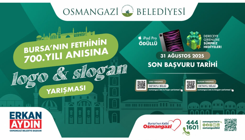 Osmangazi Belediyesi’nden fethin 700’üncü yılına özel logo ve slogan yarışması