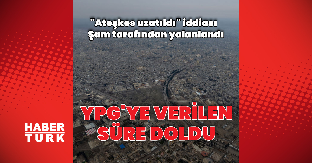 Suriye'de ateşkes sona erdi