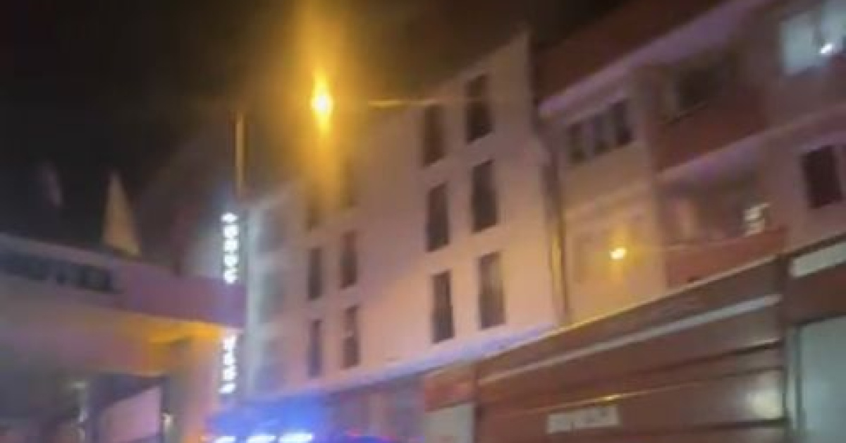 Bursa'da otel yangını: Mahsur kalanlar var