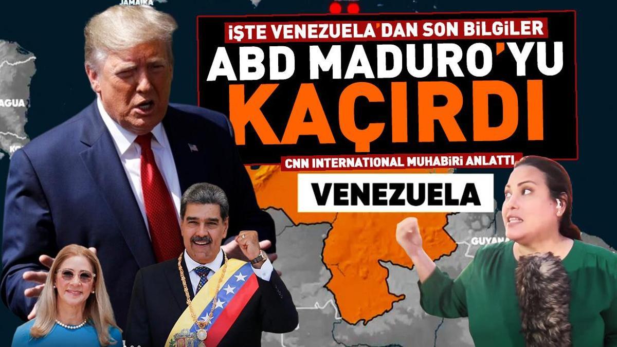 İşte Venezuela'dan son bilgiler: ABD Maduro'yu kaçırdı! CNN International muhabiri aktarıyor