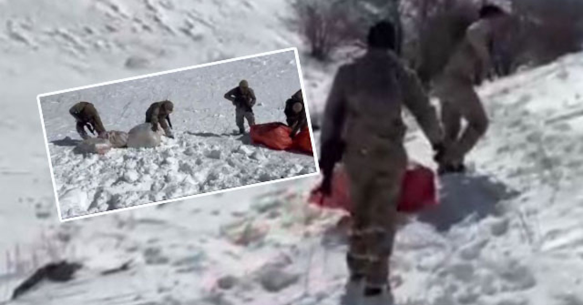 Kar ve tipinin içinde... Tam 348 kilo buldular!
