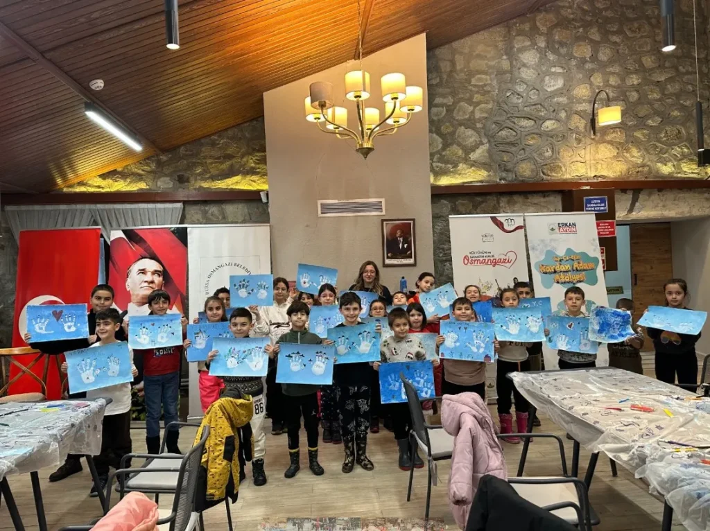 Osmangazi’de Çocuklar Kış Neşesiyle Buluştu