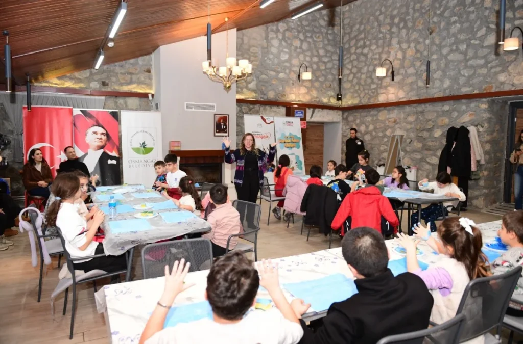 Osmangazi’de Çocuklar Kış Neşesiyle Buluştu