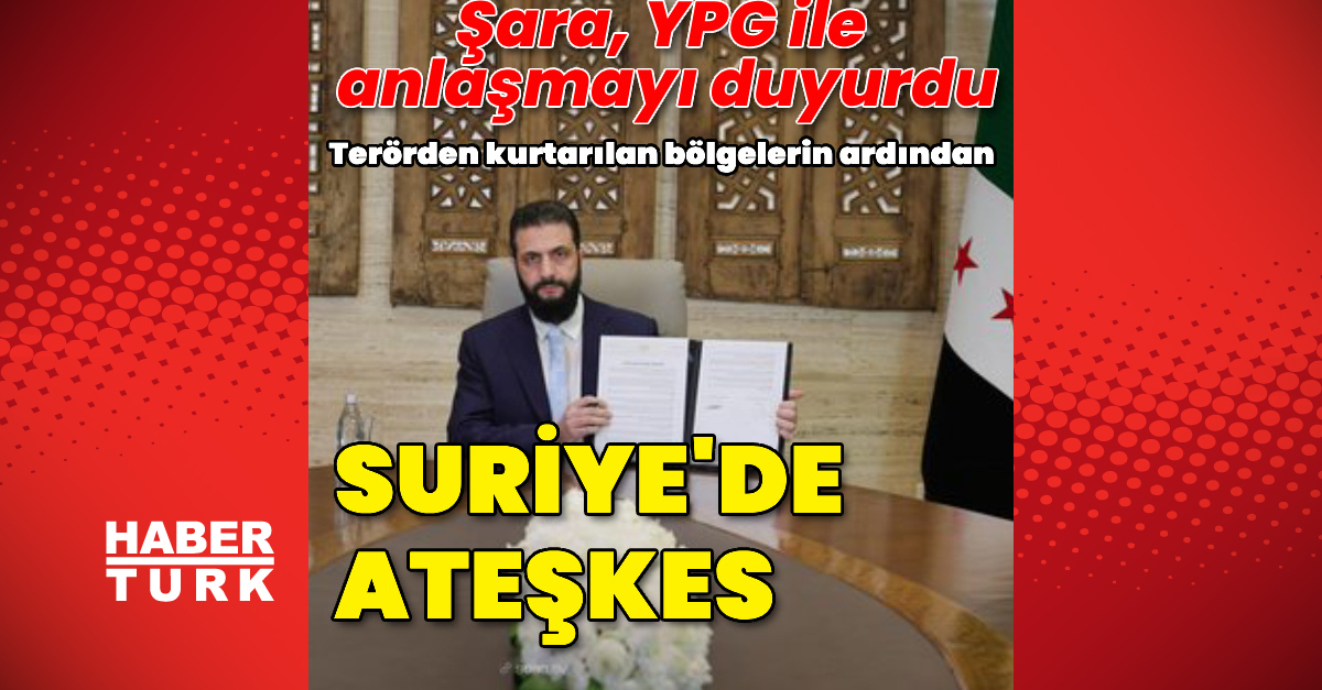 Suriye'de ateşkes ilan edildi