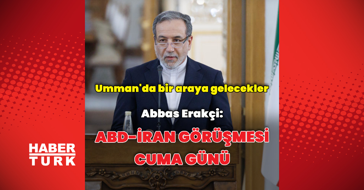 İran: Görüşme cuma günü Umman'da yapılacak