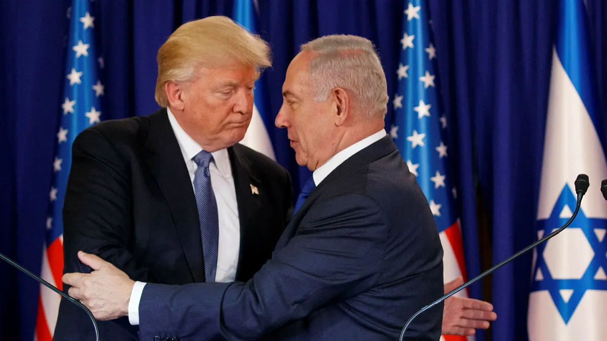 Katil Netanyahu 1 yılda 7. kez Trump'ın kapısında | ABD Başkanı bile böyle korunmuyor! Dikkat çeken güvenlik önlemi
