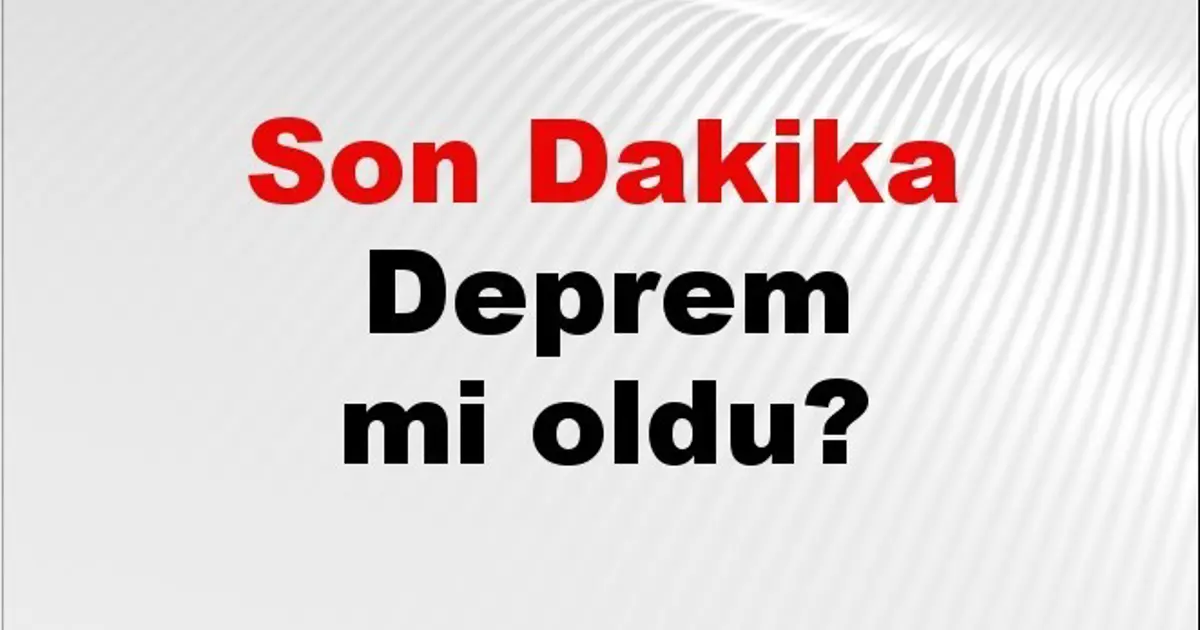 Son dakika Malatya'da deprem mi oldu? Az önce deprem Malatya'da nerede oldu? Malatya deprem Kandilli ve AFAD son depremler listesi 05 Şubat 2026