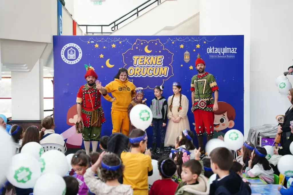 Yıldırım'da minikler için iftar vakti