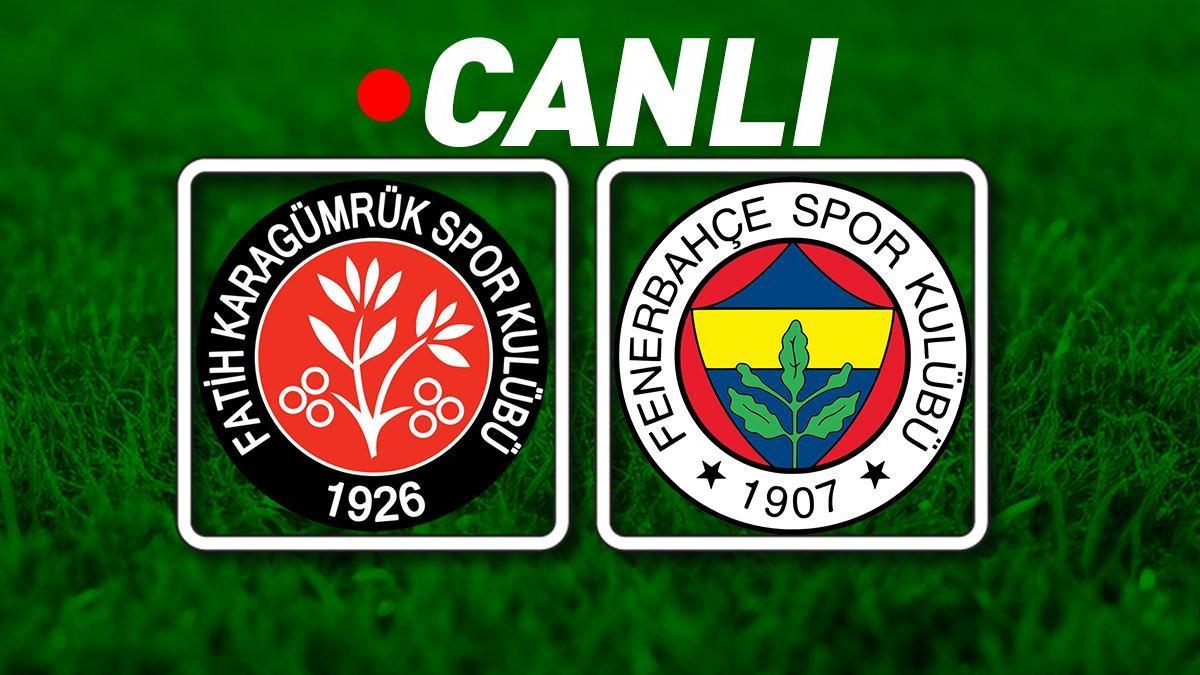Fatih Karagümrük - Fenerbahçe Bein Sports 1 Canlı İzle | Kanarya, 3 puan istiyor