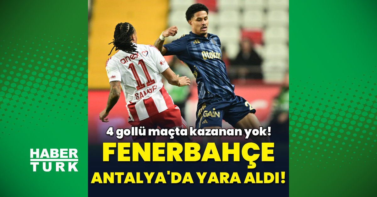 Fenerbahçe, Antalya'da yara aldı!