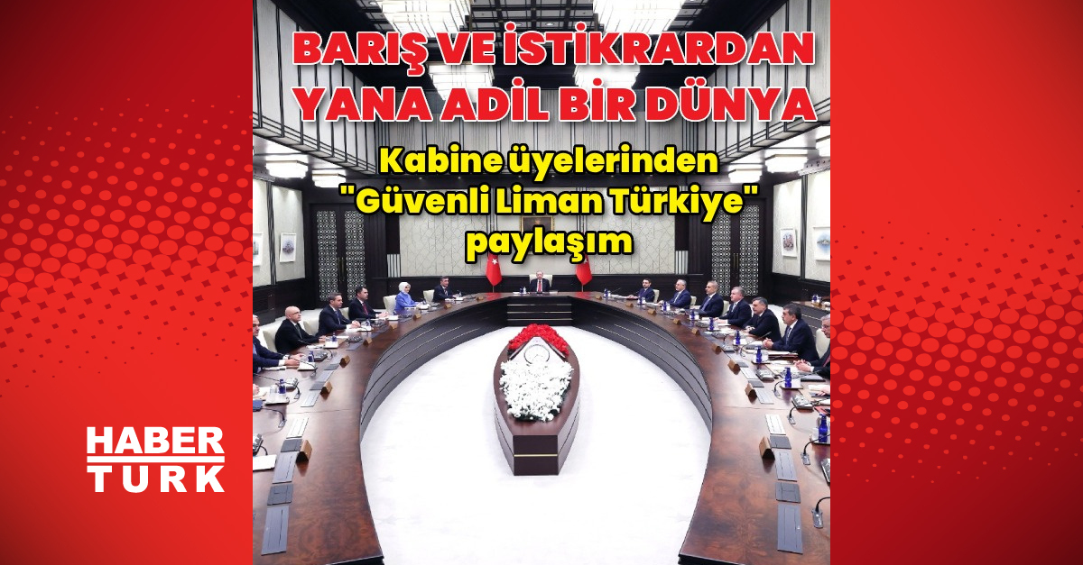 "Güvenli Liman Türkiye" paylaşımları