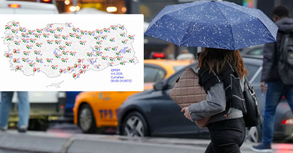 Meteoroloji saat verdi! 21 kent için "sarı" alarm! Tüm bölgeler yağışlı!