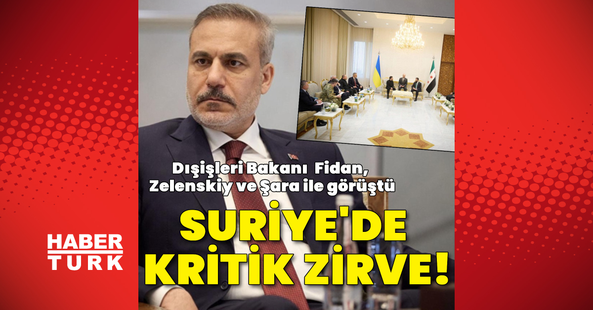 Suriye'de kritik zirve!