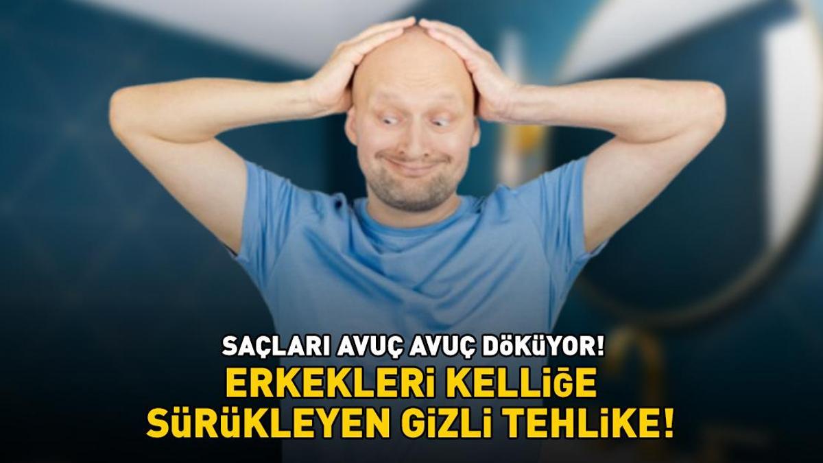 Erkekleri kelliğe sürükleyen gizli tehlike! Herkes içiyor ama sonuç felaket: 'Saçları avuç avuç döküyor'