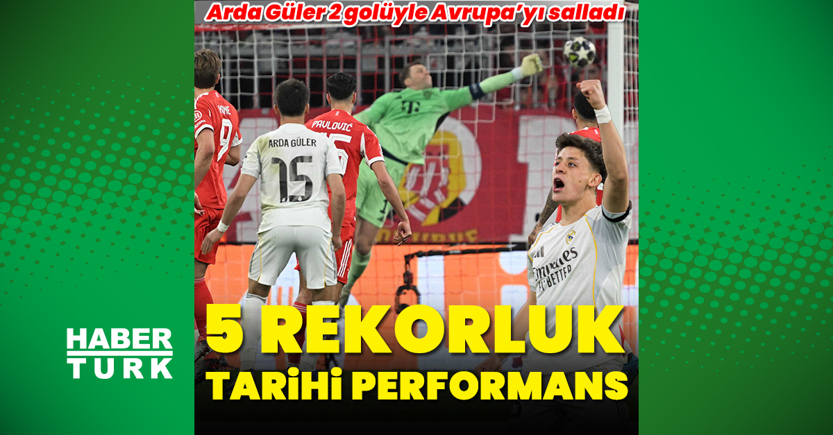 Arda Güler'den 5 rekor birden!