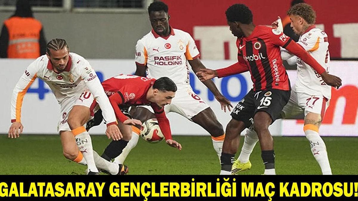 GALATASARAY - GENÇLERBİRLİĞİ MAÇ KADROSU: Türkiye Kupası Galatasaray Gençlerbirliği Maçı Saat Kaçta, Hangi Kanalda?